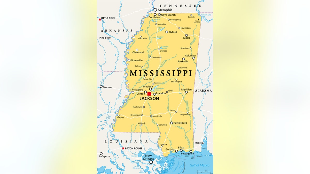 Карты Миссисипи